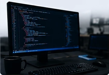 Kod firmware na monitorze